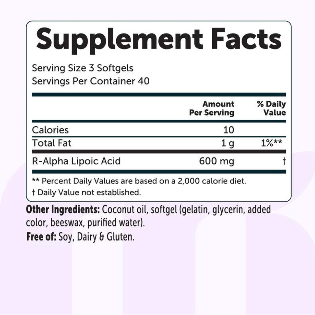 Endeva™ R Alpha Lipoic Acid 600mg